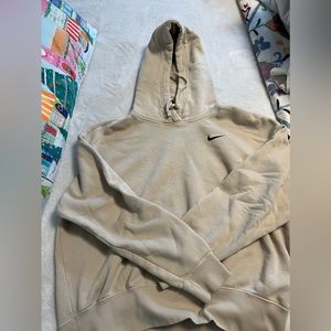 Nike tan hoodie (size M)